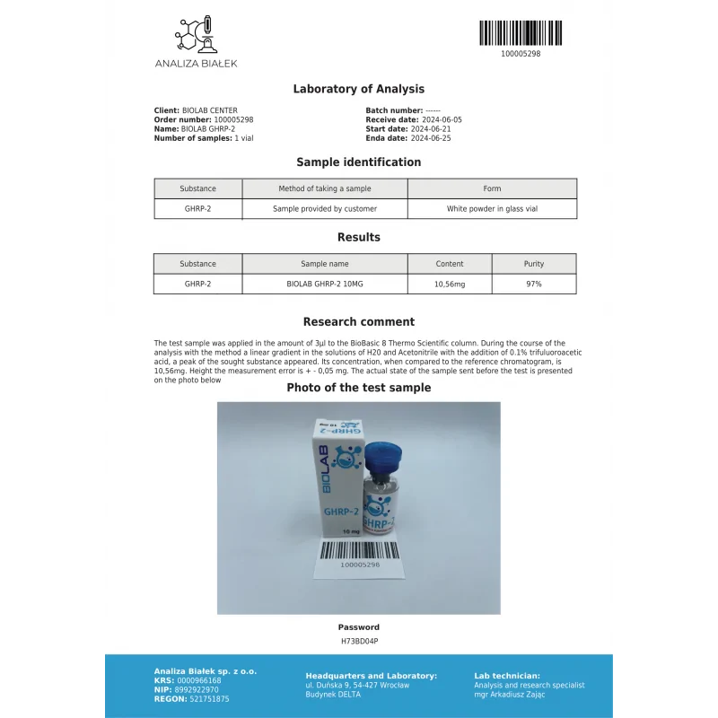 GHRP-2 10mg - Image 2