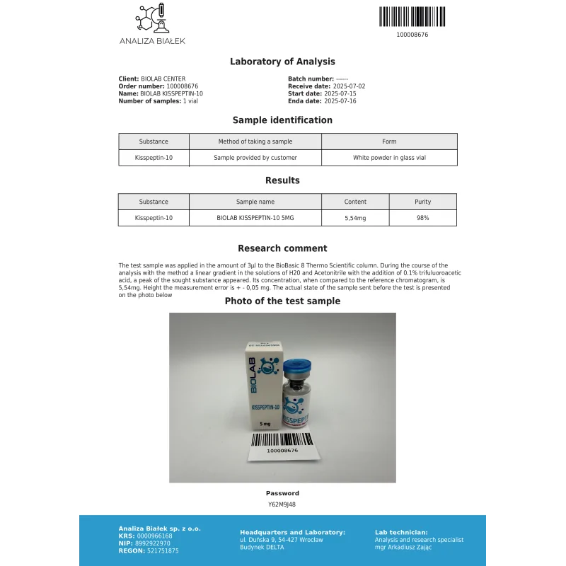 Kisspeptin-10 spray 5mg - Image 2